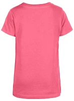 New Era Girls' Milwaukee Brewers Pink V-Neck T-Shirt