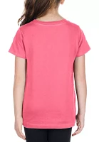 New Era Girls' Tampa Bay Rays Pink V-Neck T-Shirt