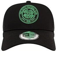 New Era Adult Celtic FC Seasonal Black Trucker Hat