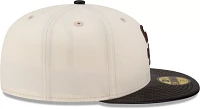 New Era Men's San Diego Padres Brown Leather Brim 59Fifty Fitted Hat