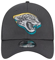 New Era Men's Jacksonville Jaguars 2024 NFL Draft Graphite 39Thirty Stretch Fit Hat