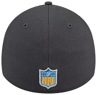 New Era Men's Los Angeles Chargers 2024 NFL Draft Graphite 39Thirty Stretch Fit Hat