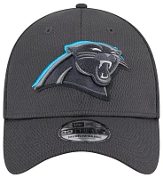 New Era Men's Carolina Panthers 2024 NFL Draft Graphite 39Thirty Stretch Fit Hat