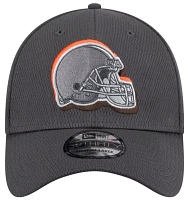 New Era Men's Cleveland Browns 2024 NFL Draft Graphite 39Thirty Stretch Fit Hat