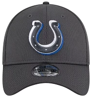 New Era Men's Indianapolis Colts 2024 NFL Draft Graphite 39Thirty Stretch Fit Hat