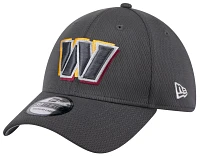 New Era Men's Washington Commanders 2024 NFL Draft Graphite 39Thirty Stretch Fit Hat