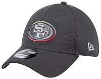 New Era Men's San Francisco 49ers 2024 NFL Draft Graphite 39Thirty Stretch Fit Hat