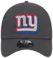 New Era Men's York Giants 2024 NFL Draft Graphite 39Thirty Stretch Fit Hat