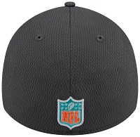 New Era Men's Miami Dolphins 2024 NFL Draft Graphite 39Thirty Stretch Fit Hat