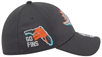 New Era Men's Miami Dolphins 2024 NFL Draft Graphite 39Thirty Stretch Fit Hat