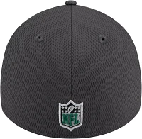 New Era Men's York Jets 2024 NFL Draft Graphite 39Thirty Stretch Fit Hat