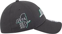 New Era Men's York Jets 2024 NFL Draft Graphite 39Thirty Stretch Fit Hat