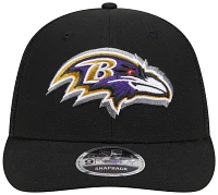 New Era Men's Baltimore Ravens 2024 NFL Draft Black Low Profile 9Fifty Adjustable Hat