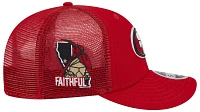 New Era Men's San Francisco 49ers 2024 NFL Draft Red Low Profile 9Fifty Adjustable Hat