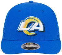 New Era Men's Los Angeles Rams 2024 NFL Draft Royal Low Profile 9Fifty Adjustable Hat