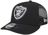 New Era Men's Las Vegas Raiders 2024 NFL Draft Black Low Profile 9Fifty Adjustable Hat