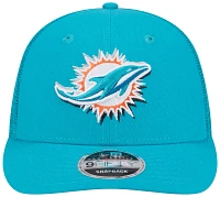 New Era Men's Miami Dolphins 2024 NFL Draft Aqua Low Profile 9Fifty Adjustable Hat