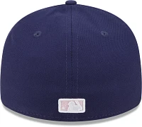 New Era Adult Milwaukee Brewers Mother's Day 2024 Navy Low Profile 59Fifty Fitted Hat