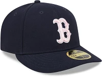 New Era Adult Boston Red Sox Mother's Day 2024 Navy Low Profile 59Fifty Fitted Hat