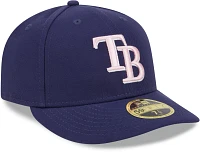 New Era Adult Tampa Bay Rays Mother's Day 2024 Navy Low Profile 59Fifty Fitted Hat