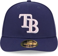 New Era Adult Tampa Bay Rays Mother's Day 2024 Navy Low Profile 59Fifty Fitted Hat