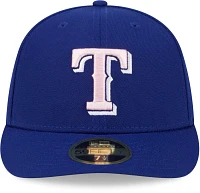 New Era Adult Texas Rangers Mother's Day 2024 Dark Blue Low Profile 59Fifty Fitted Hat