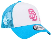 New Era Men's San Diego Padres Big League Chew Curveball Cotton Candy White A-Frame 9Forty Adjustable Hat