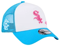 New Era Men's Chicago White Sox Big League Chew Curveball Cotton Candy White A-Frame 9Forty Adjustable Hat