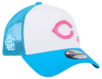 New Era Men's Cincinnati Reds Big League Chew Curveball Cotton Candy White A-Frame 9Forty Adjustable Hat