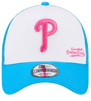 New Era Men's Philadelphia Phillies Big League Chew Curveball Cotton Candy White A-Frame 9Forty Adjustable Hat