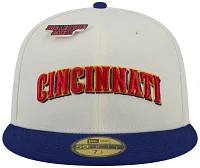 New Era Adult Cincinnati Reds Big League Chew White 59Fifty Fitted Hat