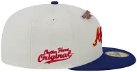 New Era Adult Atlanta Braves Big League Chew White 59Fifty Fitted Hat