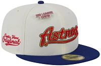 New Era Adult Houston Astros Big League Chew White 59Fifty Fitted Hat