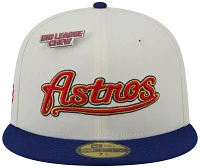 New Era Adult Houston Astros Big League Chew White 59Fifty Fitted Hat