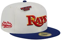 New Era Adult Tampa Rays Big League Chew White 59Fifty Fitted Hat