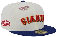 New Era Adult San Francisco Giants Big League Chew White 59Fifty Fitted Hat