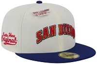 New Era Adult San Diego Padres Big League Chew White 59Fifty Fitted Hat