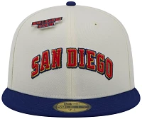 New Era Adult San Diego Padres Big League Chew White 59Fifty Fitted Hat