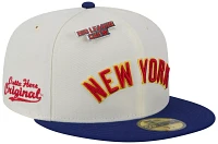 New Era Adult York Mets Big League Chew White 59Fifty Fitted Hat