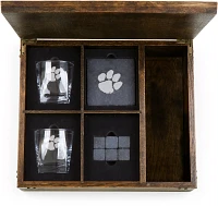 Picnic Time Clemson Tigers Whiskey Box Set