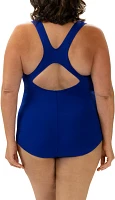 Dolfin Women's Aquashape Solid Conservative Lap Swimsuit