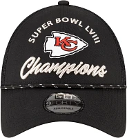 New Era Adult Super Bowl LVIII Champions Kansas City Chiefs Parade 9Forty Adjustable Hat