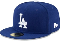 New Era Men's Los Angeles Dodgers Dodger Blue Flag 59Fifty Fitted Hat