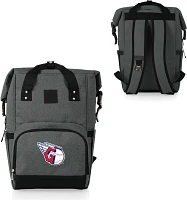 Picnic Time Cleveland Guardians OTG Roll-Top Cooler Backpack