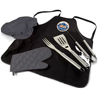 Picnic Time New York Mets Apron Tote Pro Grill Set