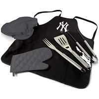 Picnic Time New York Yankees Apron Tote Pro Grill Set