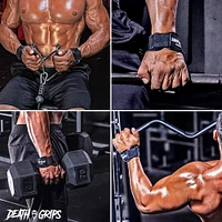 JerkFit Death Grips Premium Heavy Lifting Straps