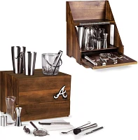 Picnic Time Atlanta Braves Madison Tabletop Bar Tool Set