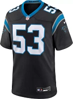 Nike Men's Carolina Panthers Brian Burns #53 Black Game Jersey