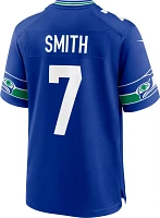 Nike Men's Seattle Seahawks Geno Smith #7 Alternate Blue Game Jersey